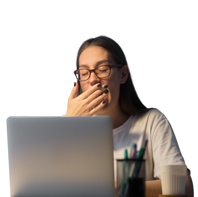 young-woman-yawning-laptop